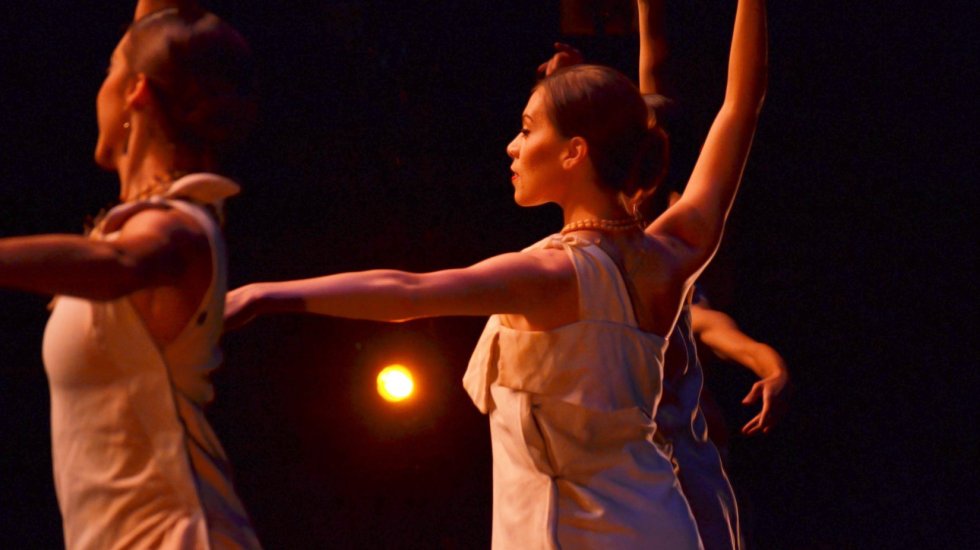 Amity Bevard, Osage, was among the professional dancers for the performance. She has been training since she was three.