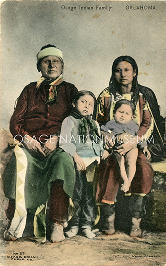 Osage Indian Family image Osage Indian Family image