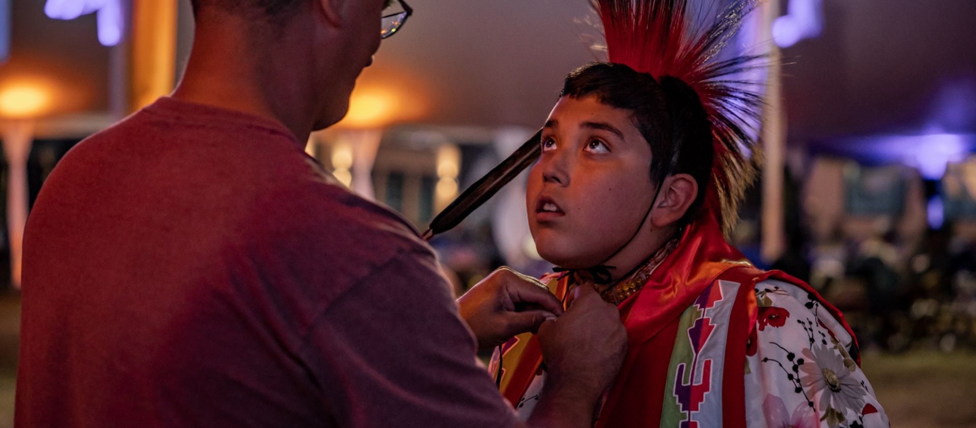 Men dancers at the Osage Nation Sesquicentennial | 10.22.22