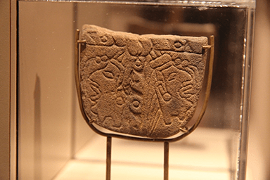 Osage artifact at museum