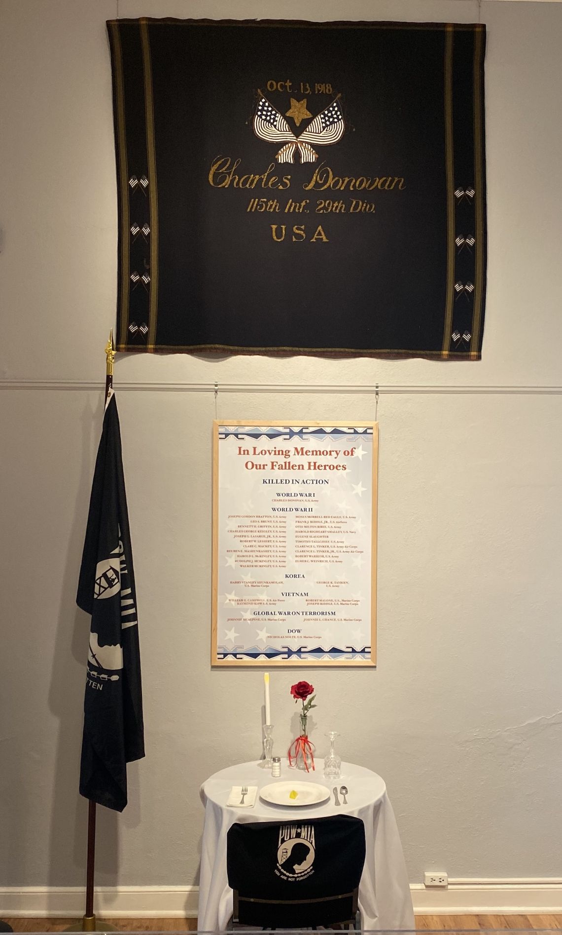 Osage Veterans Exhibit