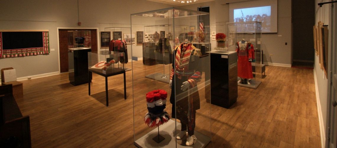 Osage Wedding Coat Exhibit