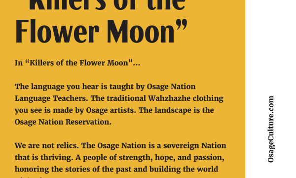 Osage Nation on Killers of the Flower Moon
