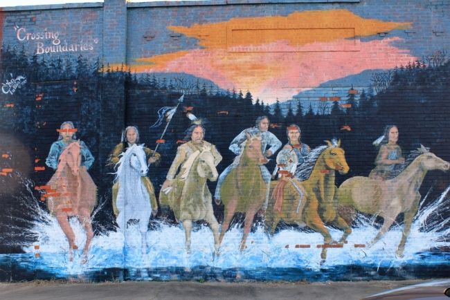 Osage mural, Hominy, Oklahoma Osage mural, Hominy, Oklahoma